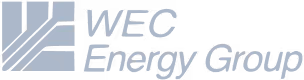 WEC Energy Group logo with stylized lines and text.