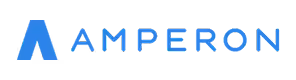 Ampéron company logo with a stylized blue letter A.