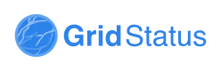 GridStatus company logo with a blue circular icon and gray text.