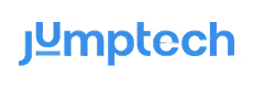 Jumptech logo text in blue with a stylized letter J.
