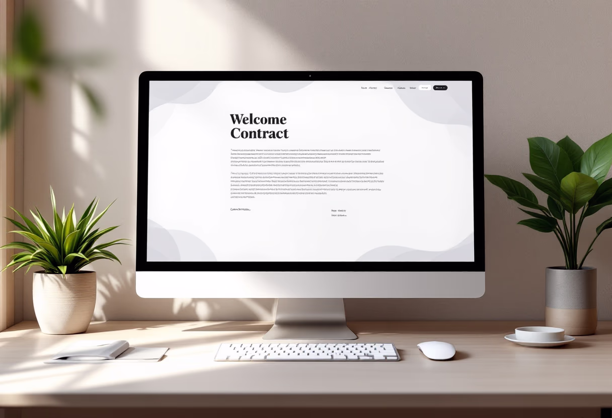 image of legal contract templates (for a legal tech)