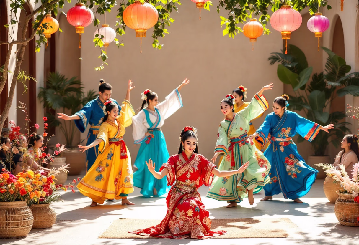 image of a cultural festival (for a travel tech)