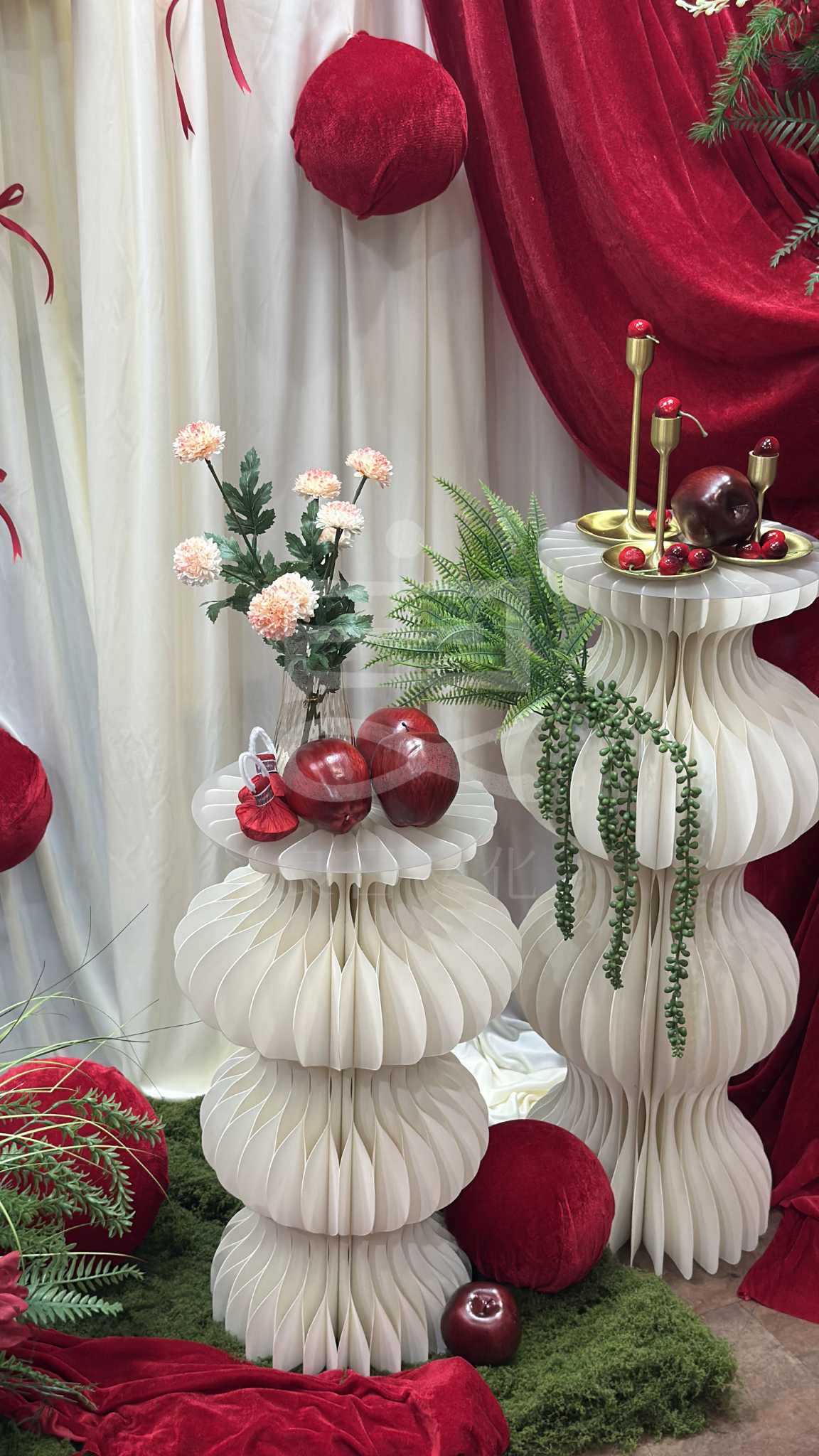 image of an elegant wedding reception setup for an event planning service