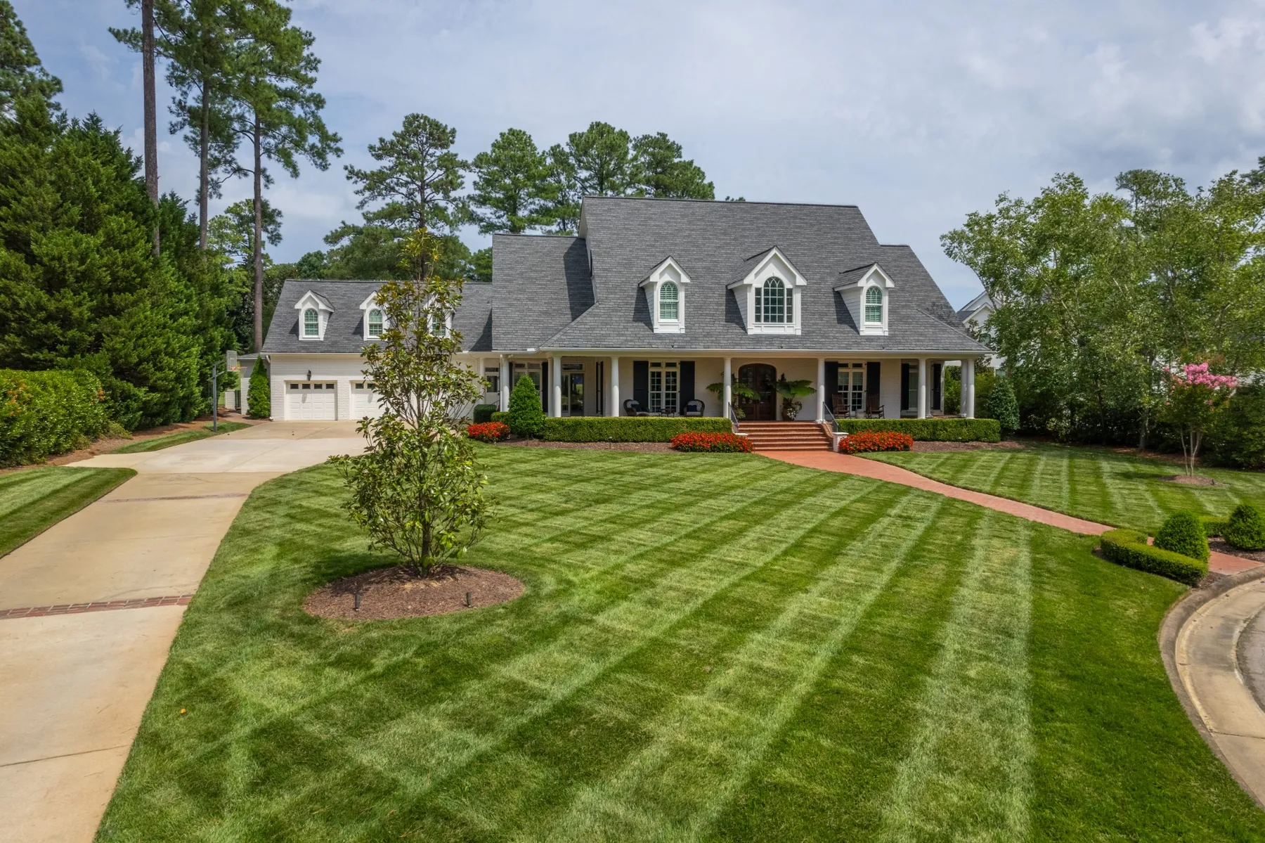Luxury home exterior in Morrisville, NC