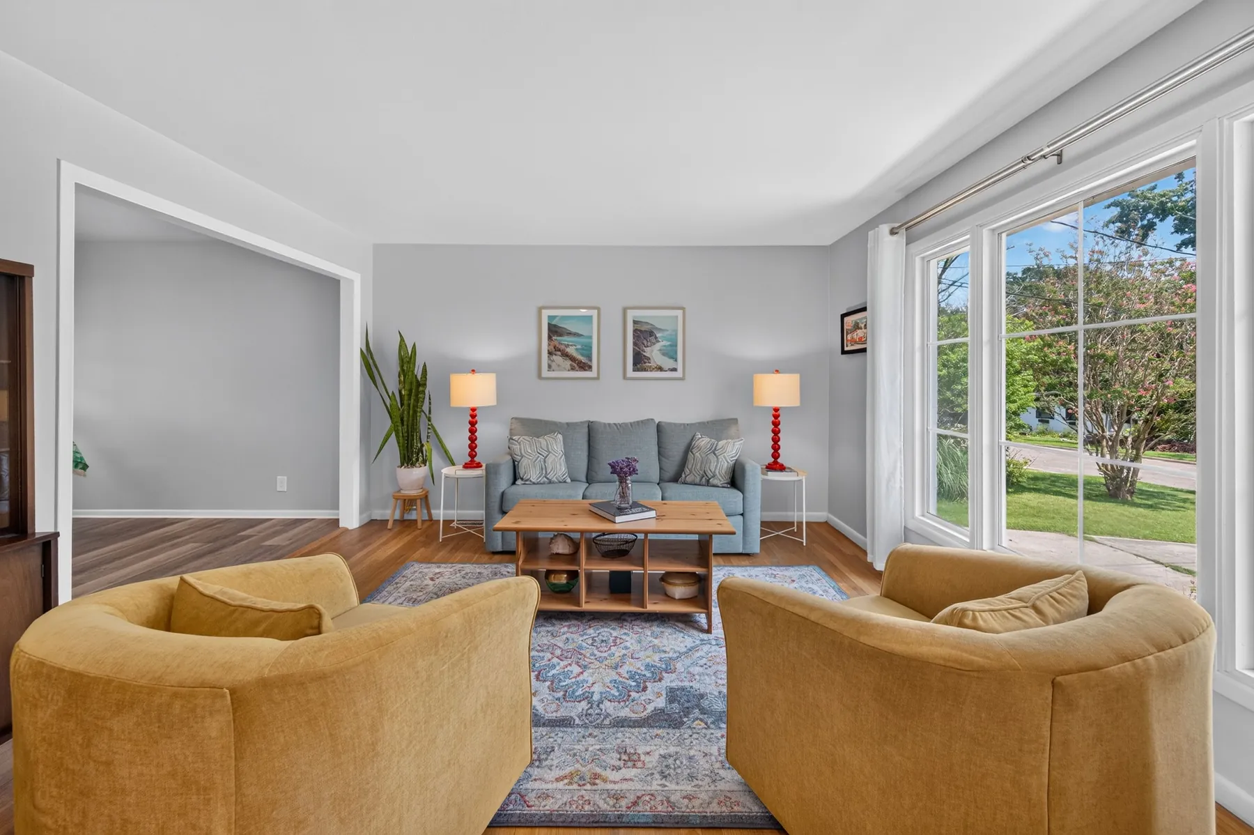 Living room interior in Knightdale, NC