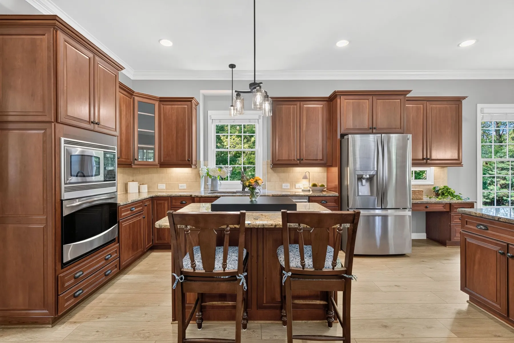Traditional wood cabinet kitchen in Zebulon, NC