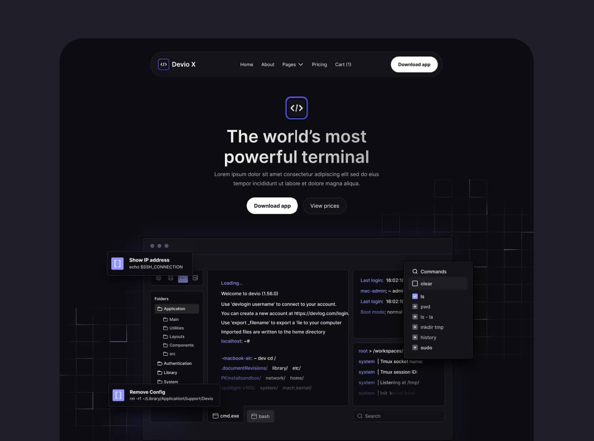 Devio Image - Courselify X Webflow Template