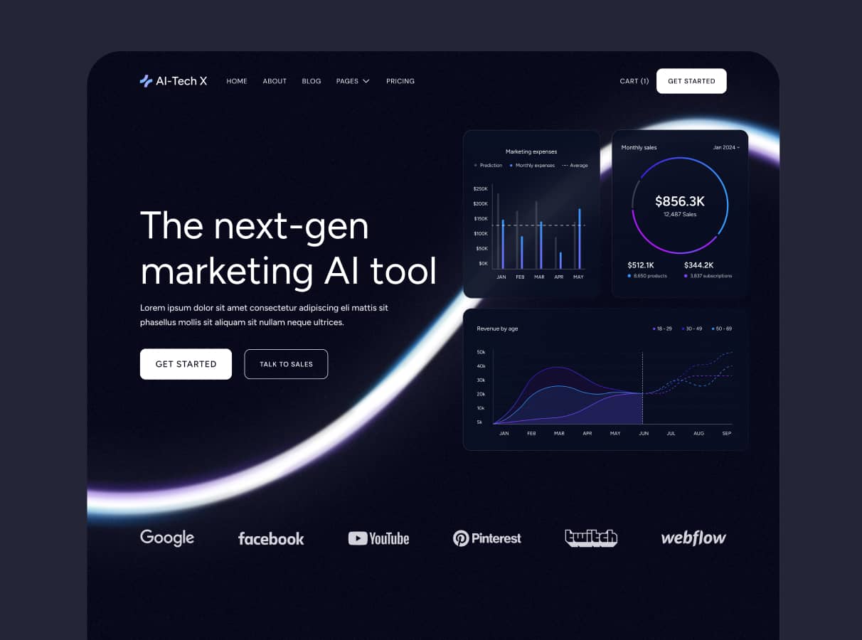 AI Tech Image - Courselify X Webflow Template