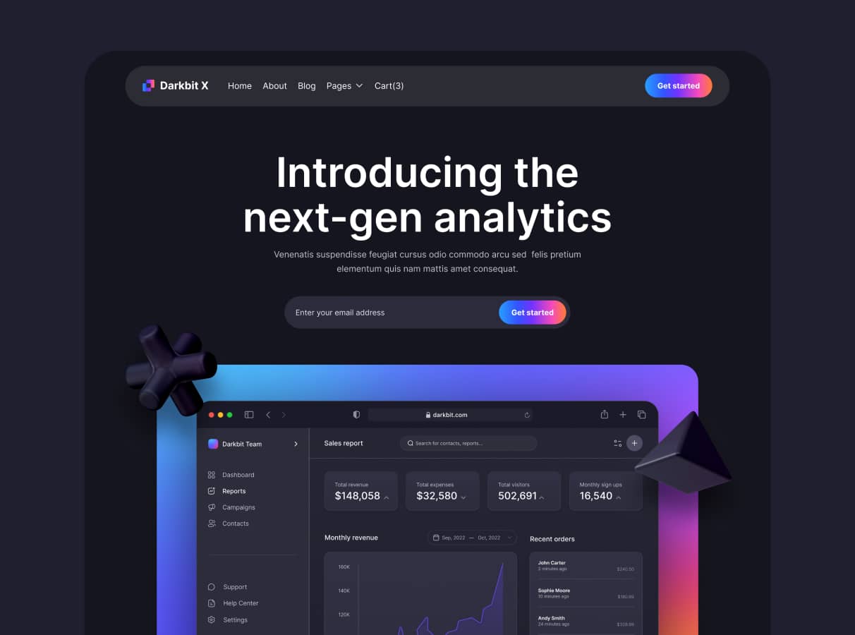 Darkbit Image - Courselify X Webflow Template