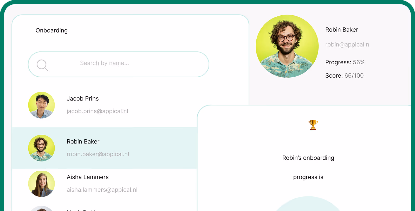 employee being unboarded and managed in one dashboard