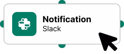 slack notification image, showcasing the multi integration ability of staffos