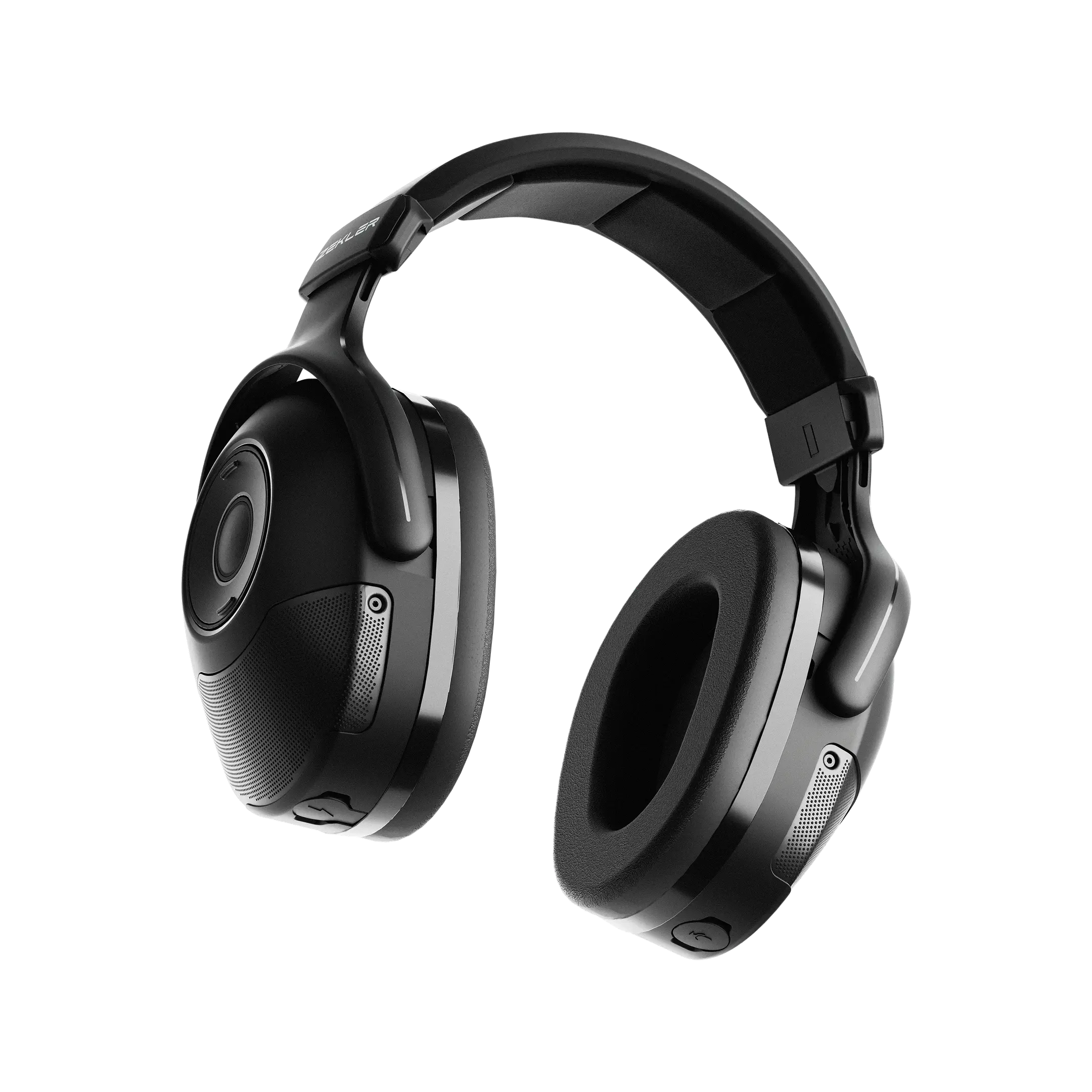 Zekler NEO 80 hörselskydd utan bommikrofon, sedd snett framifrån mot ljus bakgrund