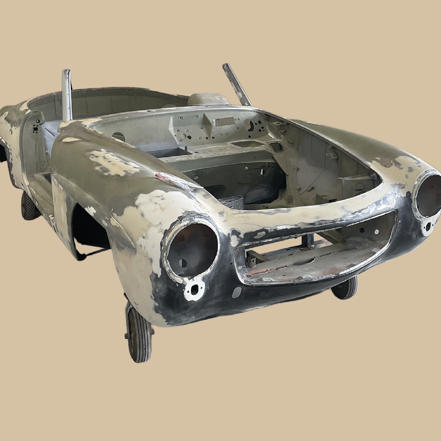 image of vehicles in showroom (for an auto dealership)