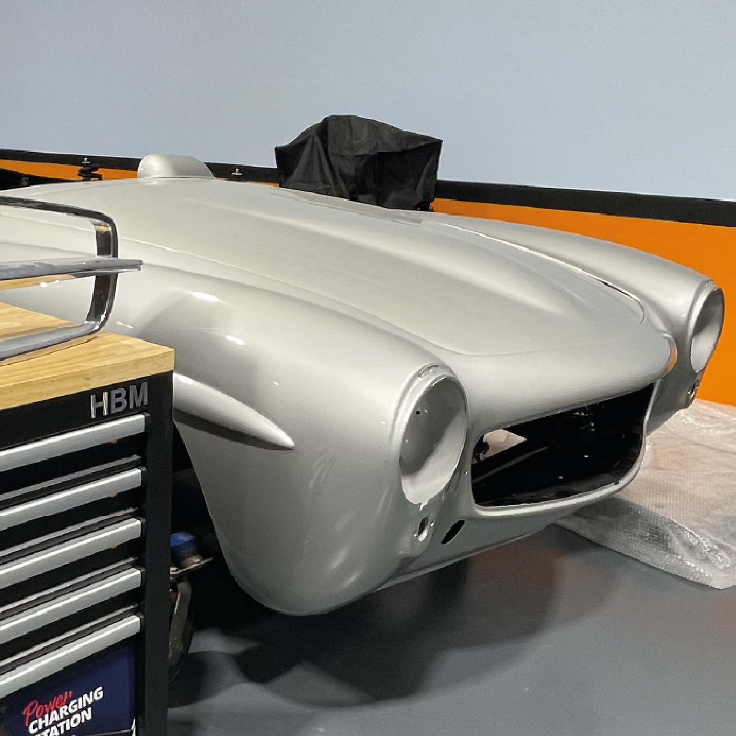 image of dealership history wall for an auto dealership