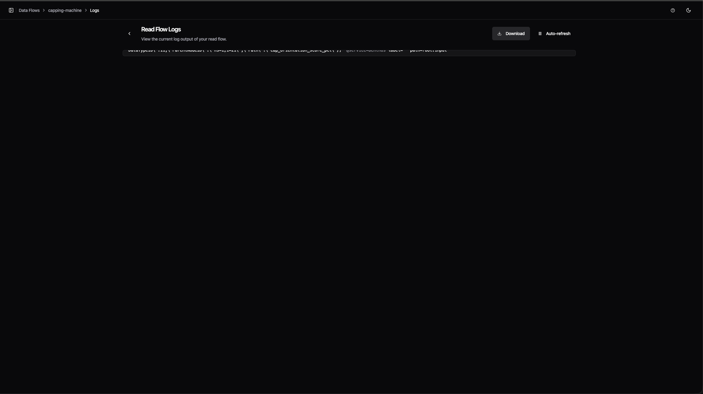 Log Viewer Before
