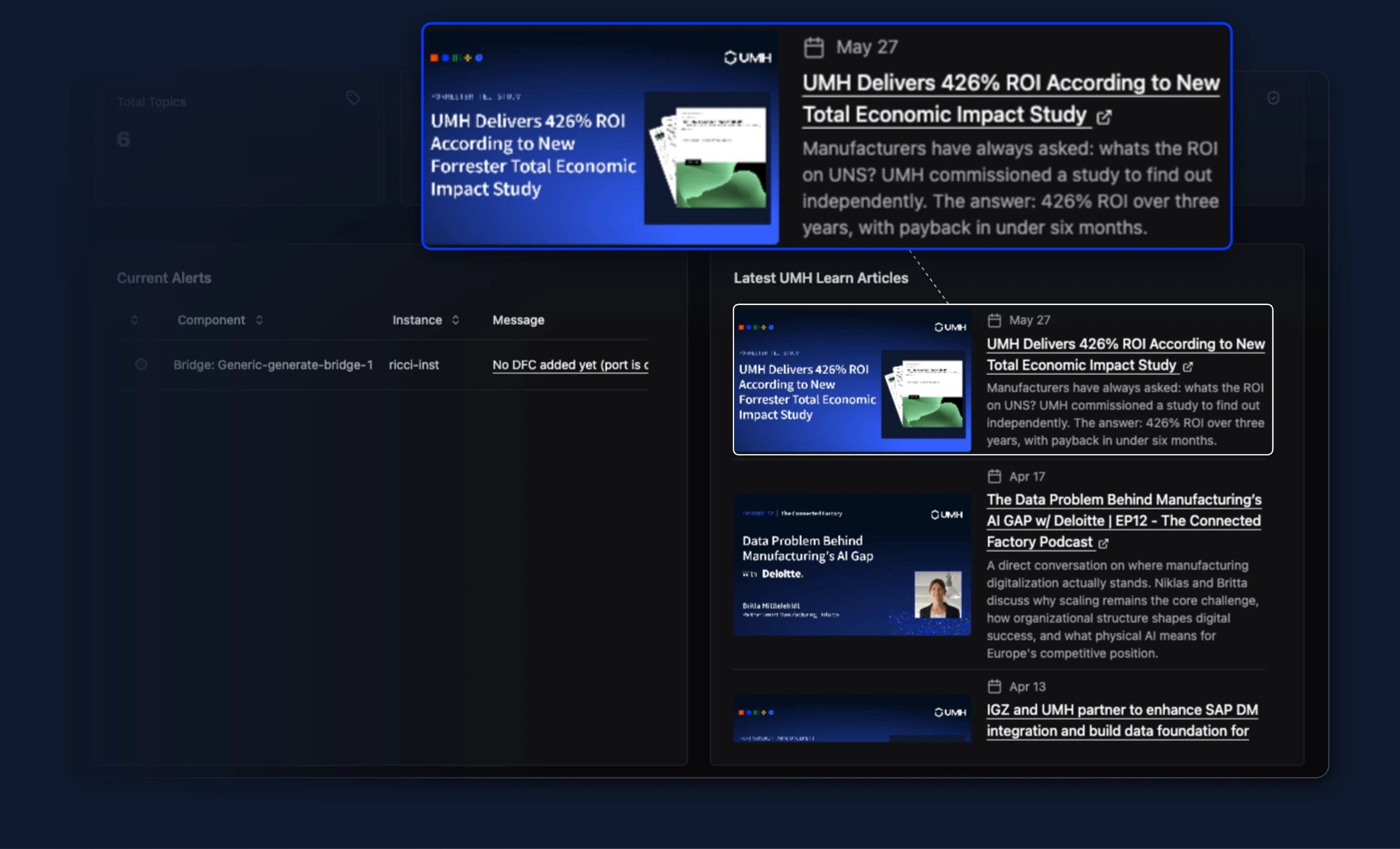 RSS feed post title after the fix, with the external link icon correctly placed after the title's last word