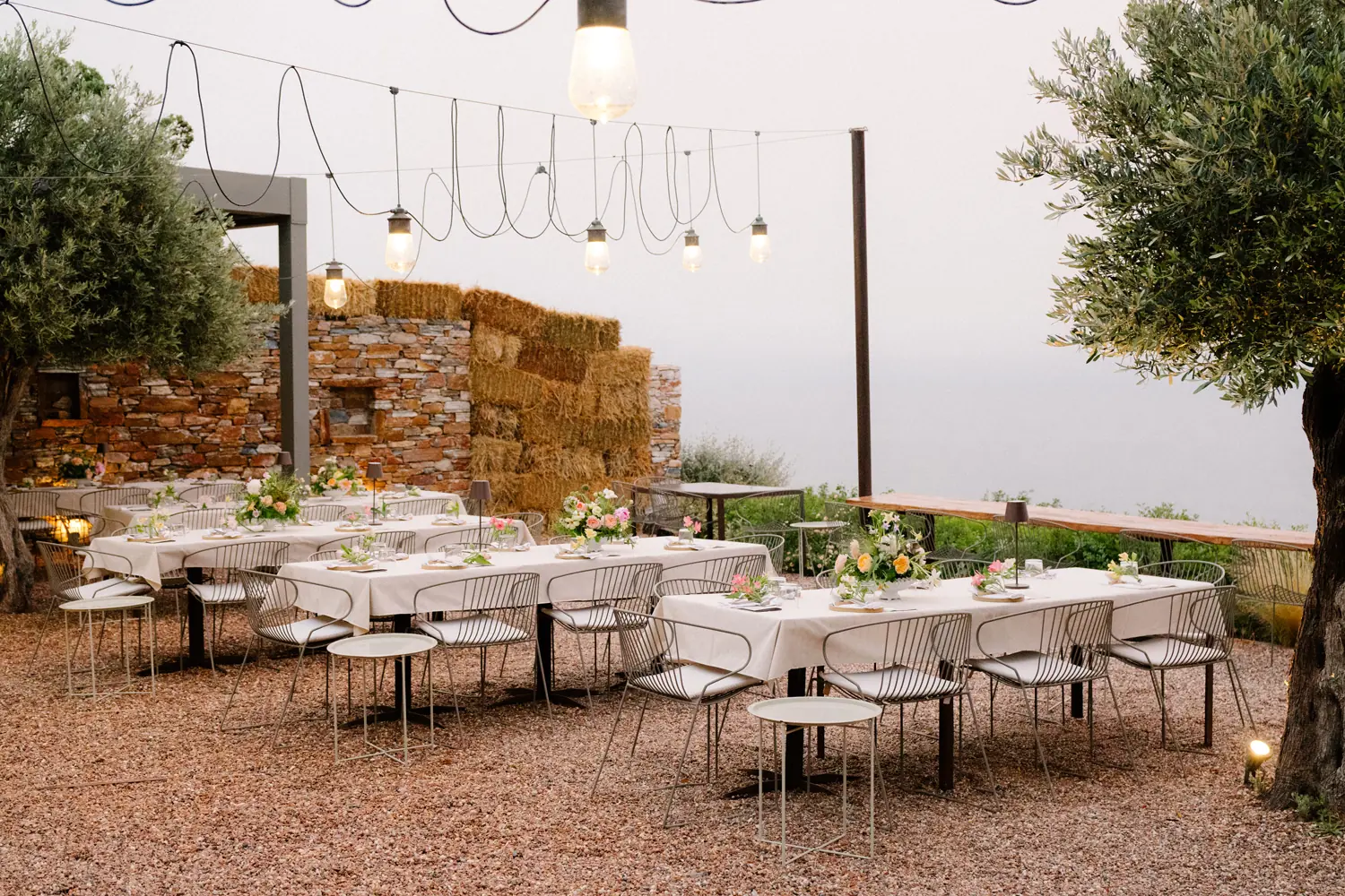 High-Concept Hedonism: An Anti-Wedding Welcome Dinner at Bostani Sifnos