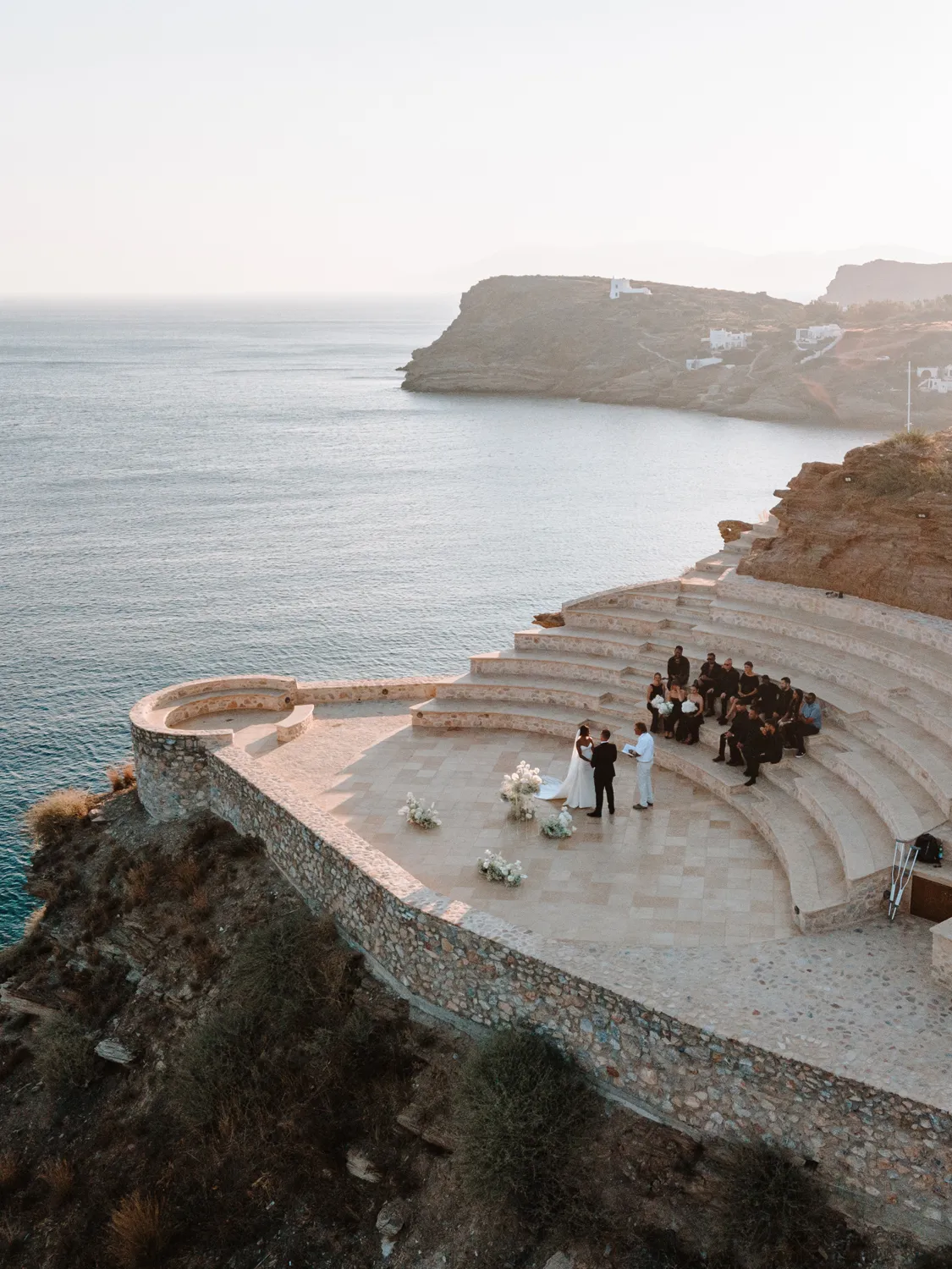 Cycladic Gem Luxury Villa Modern Micro-Wedding
