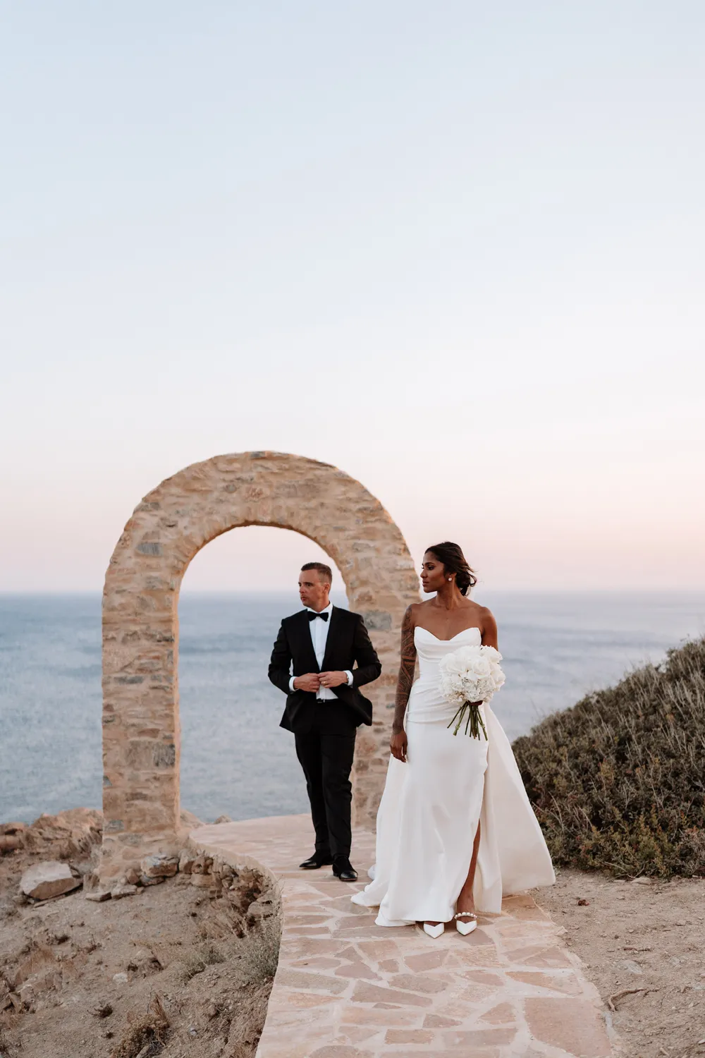 Cycladic Gem Luxury Villa Modern Micro-Wedding
