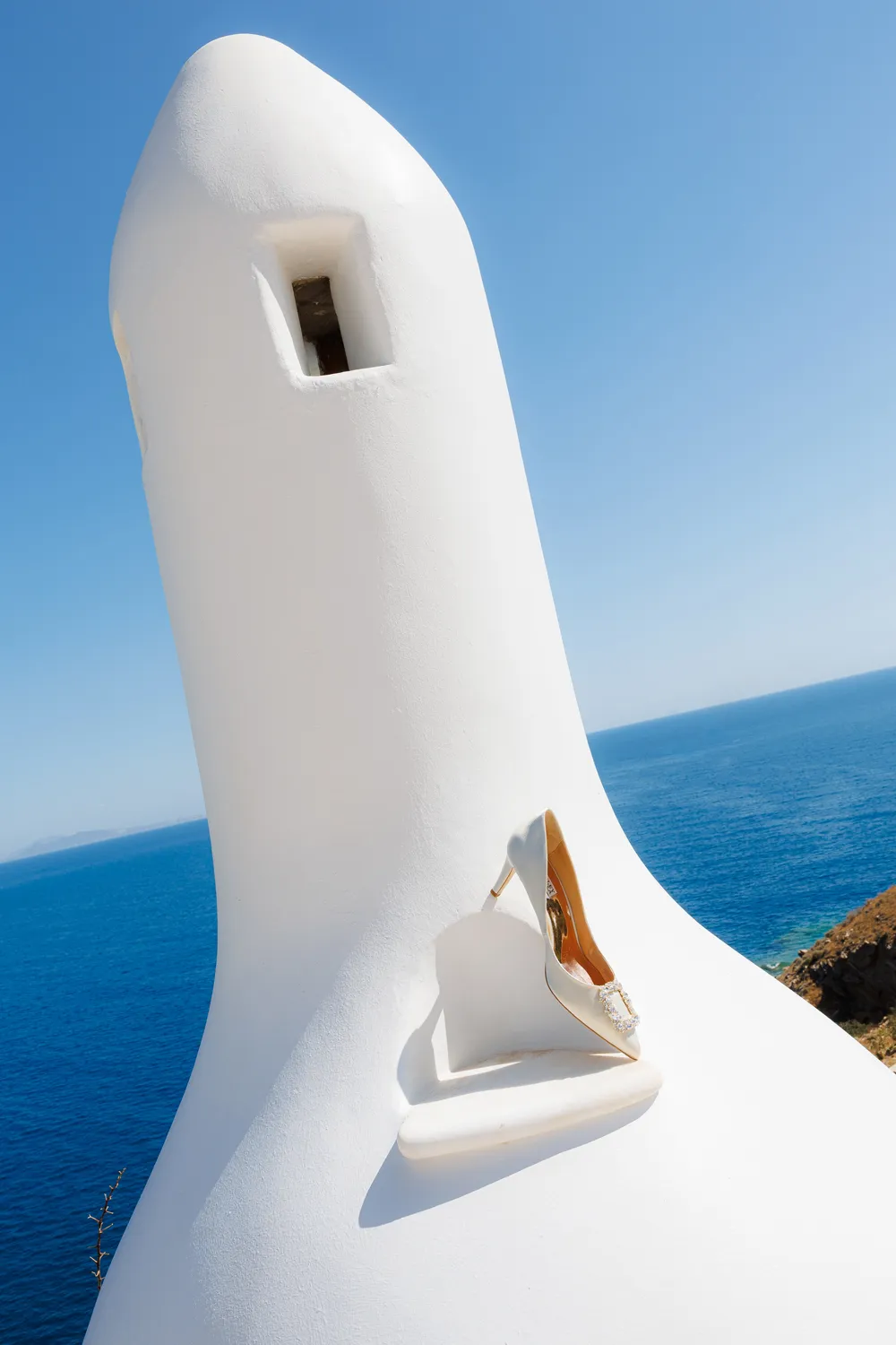 Minimalist Cyclades Elopement on Ios Island