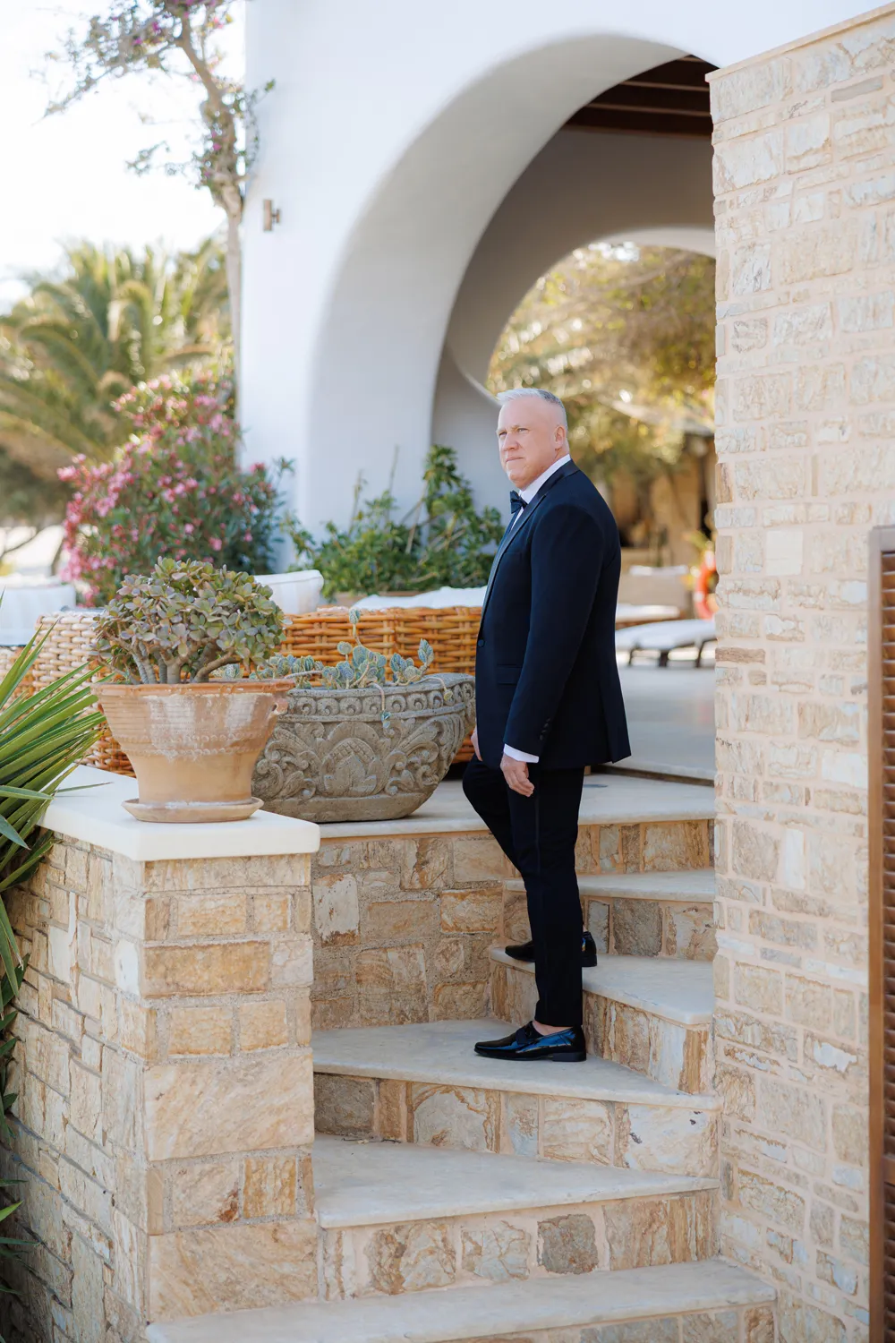 Minimalist Cyclades Elopement on Ios Island