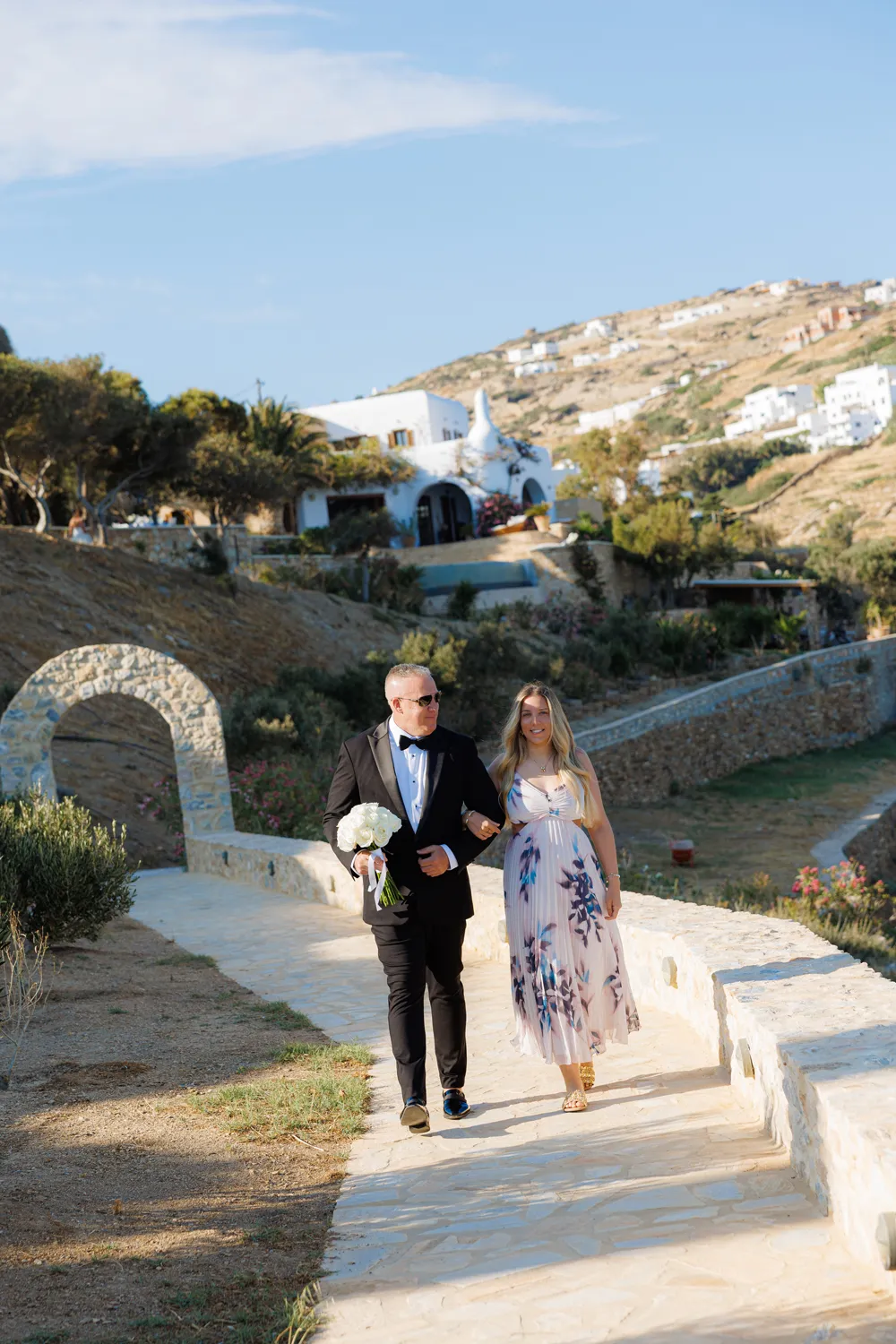 Minimalist Cyclades Elopement on Ios Island