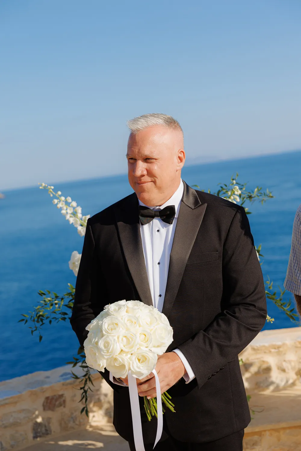 Minimalist Cyclades Elopement on Ios Island