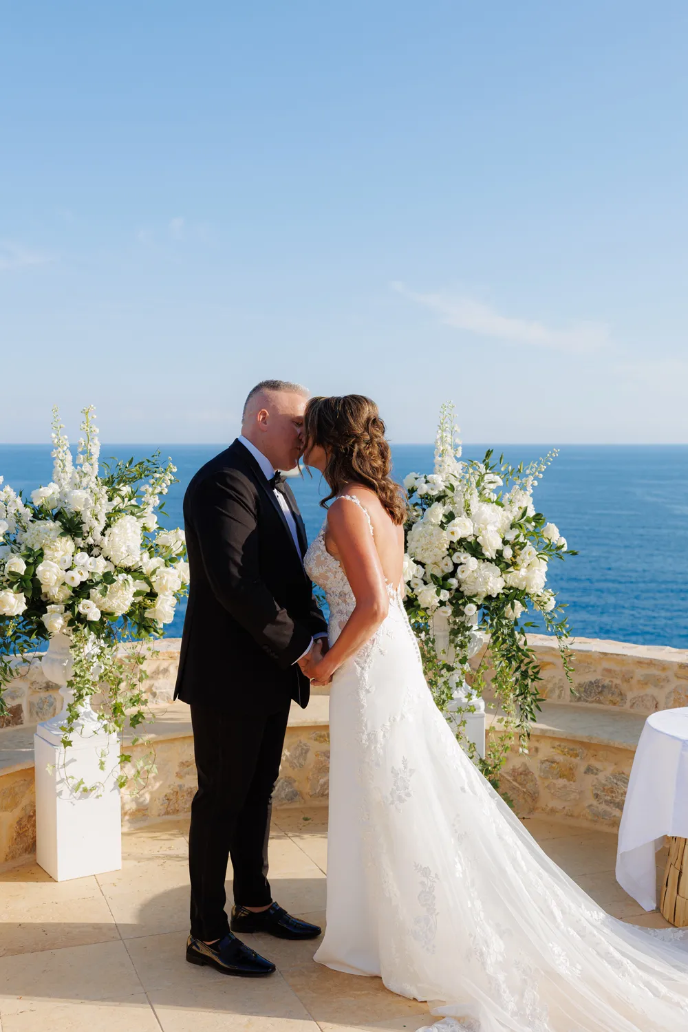 Minimalist Cyclades Elopement on Ios Island