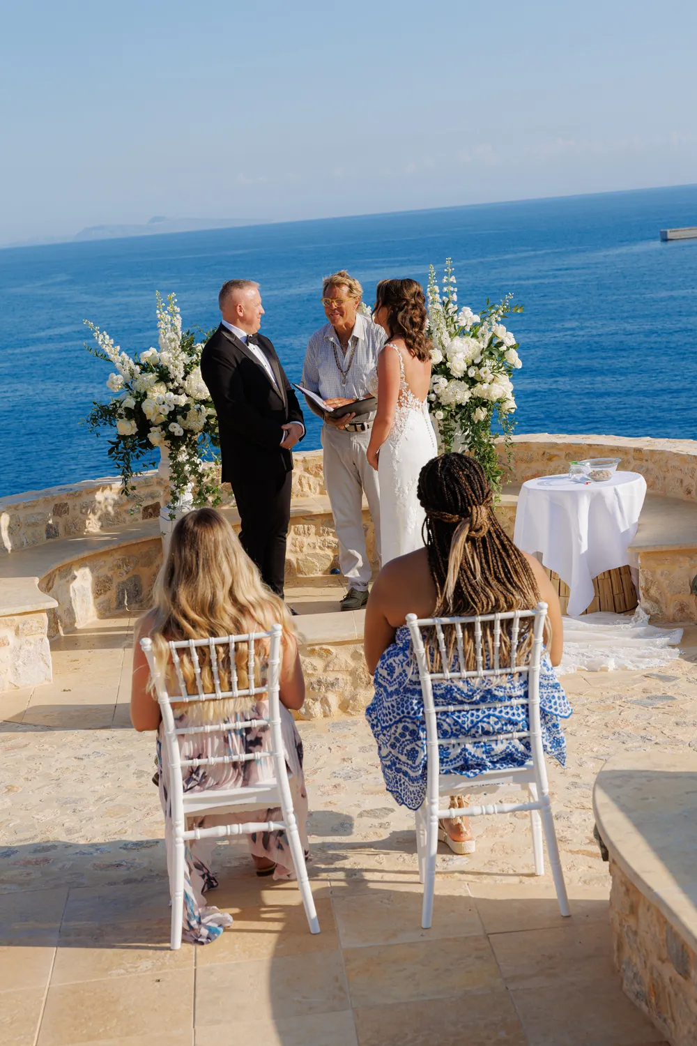 Minimalist Cyclades Elopement on Ios Island