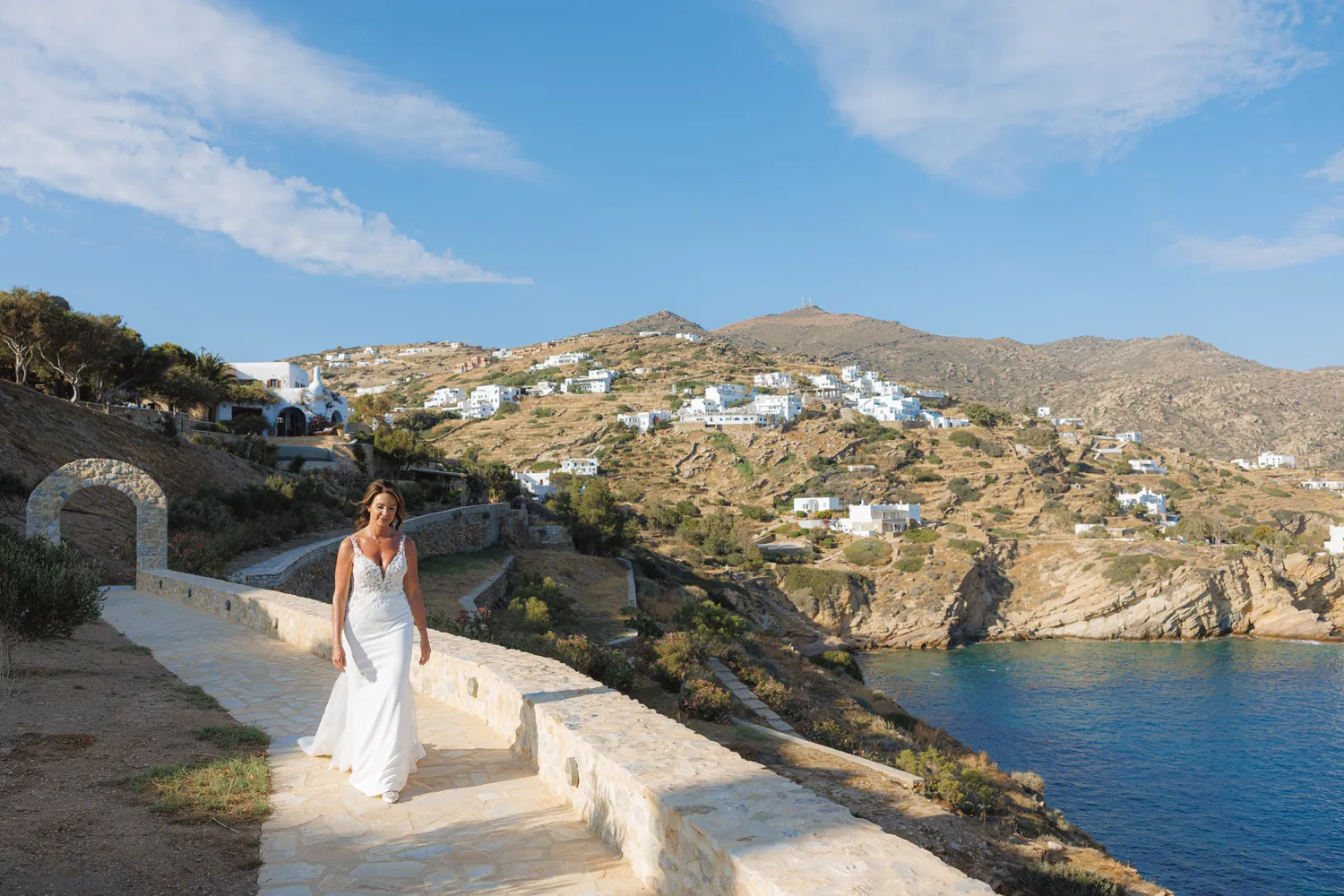 Minimalist Cyclades Elopement on Ios Island