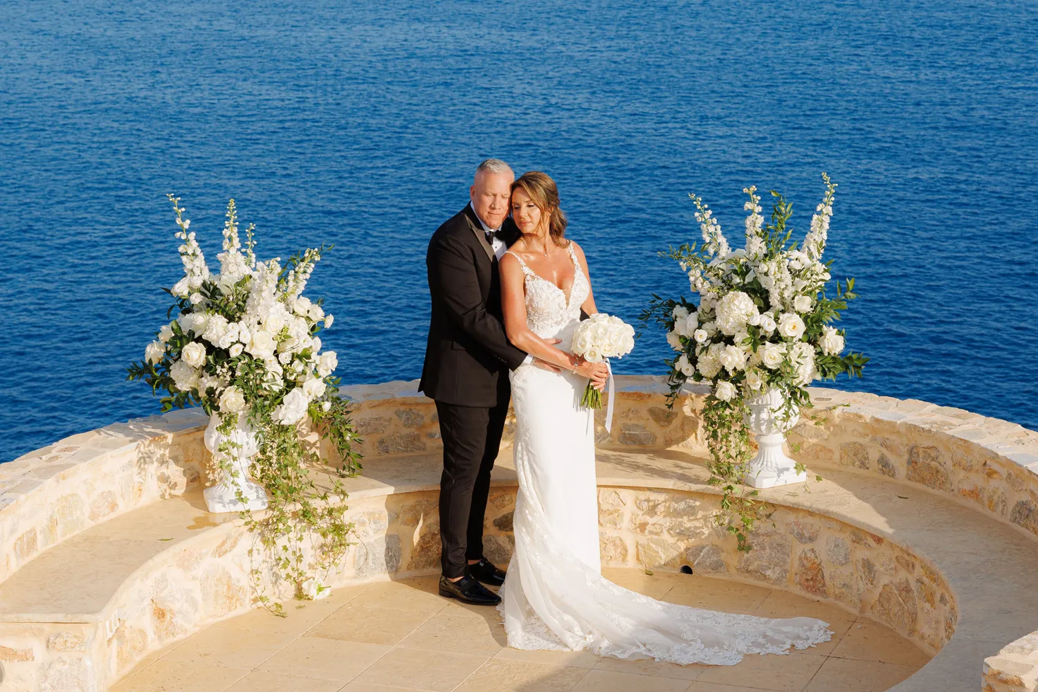 Minimalist Cyclades Elopement on Ios Island