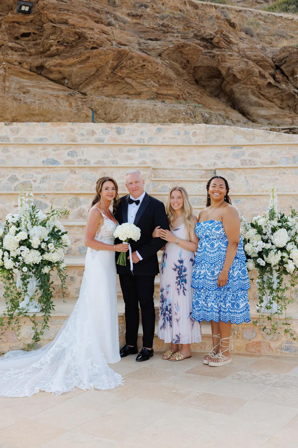 Minimalist Cyclades Elopement on Ios Island