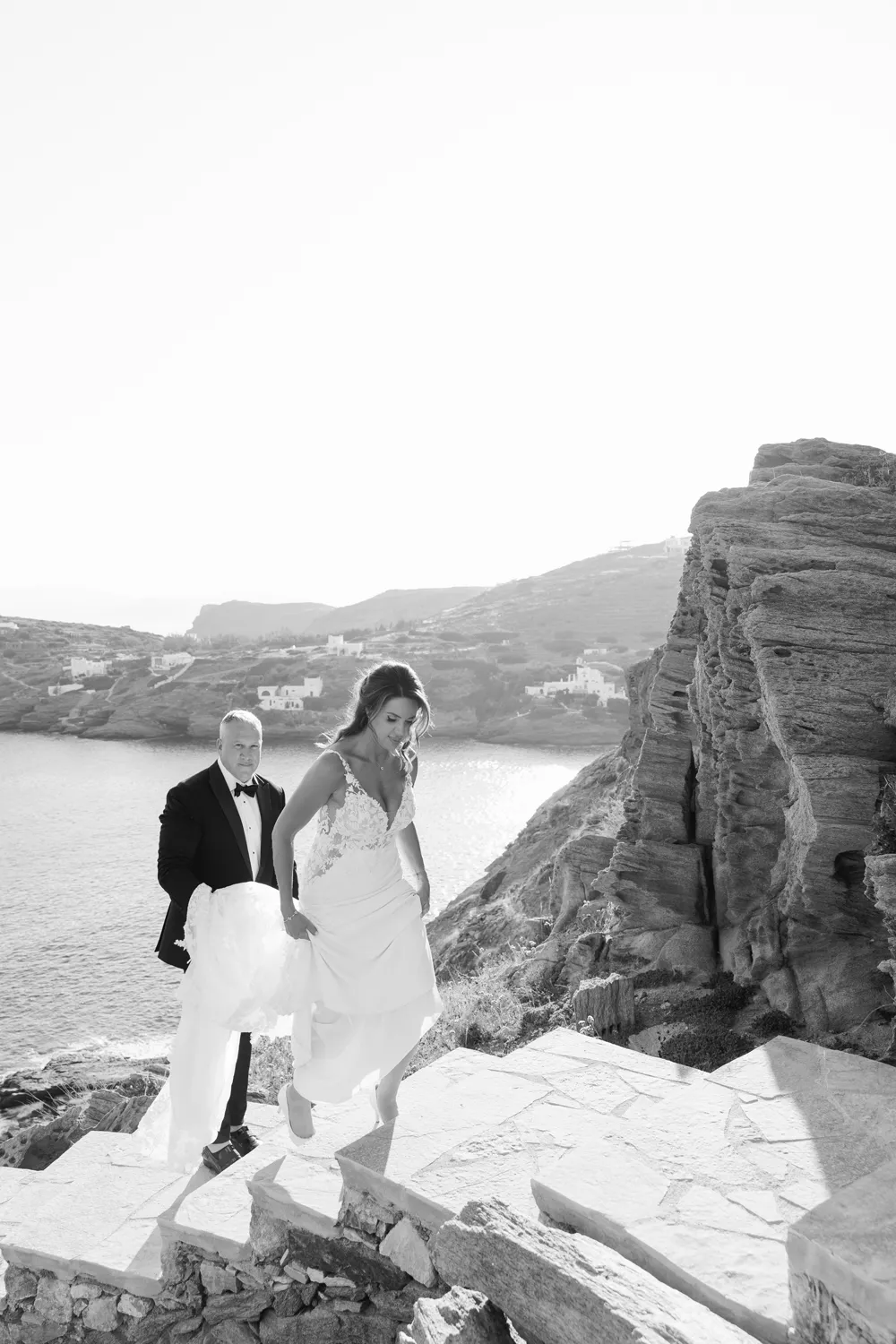 Minimalist Cyclades Elopement on Ios Island