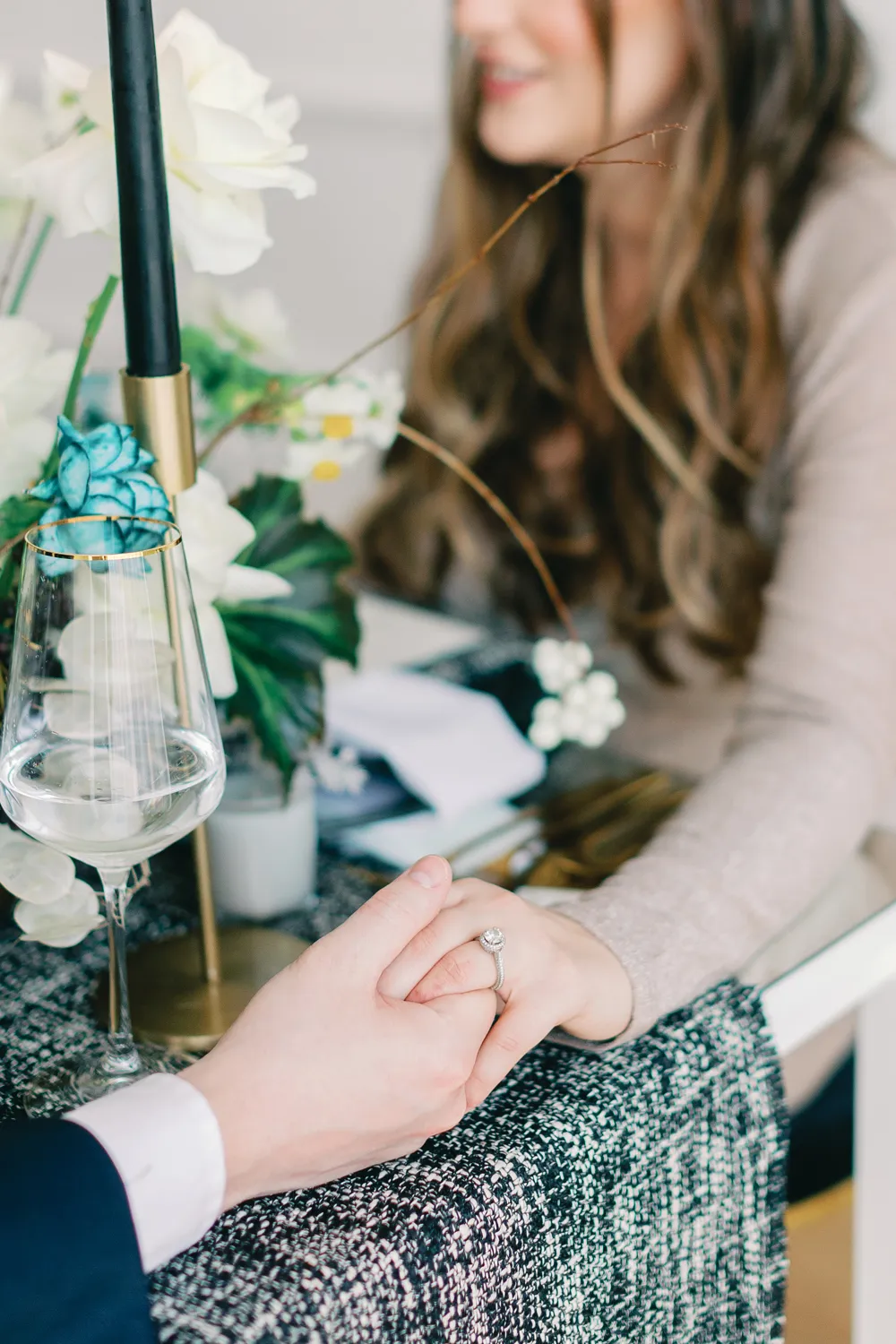 Surprise Thessaloniki Engagement Dinner With Iconic Fashion Flair