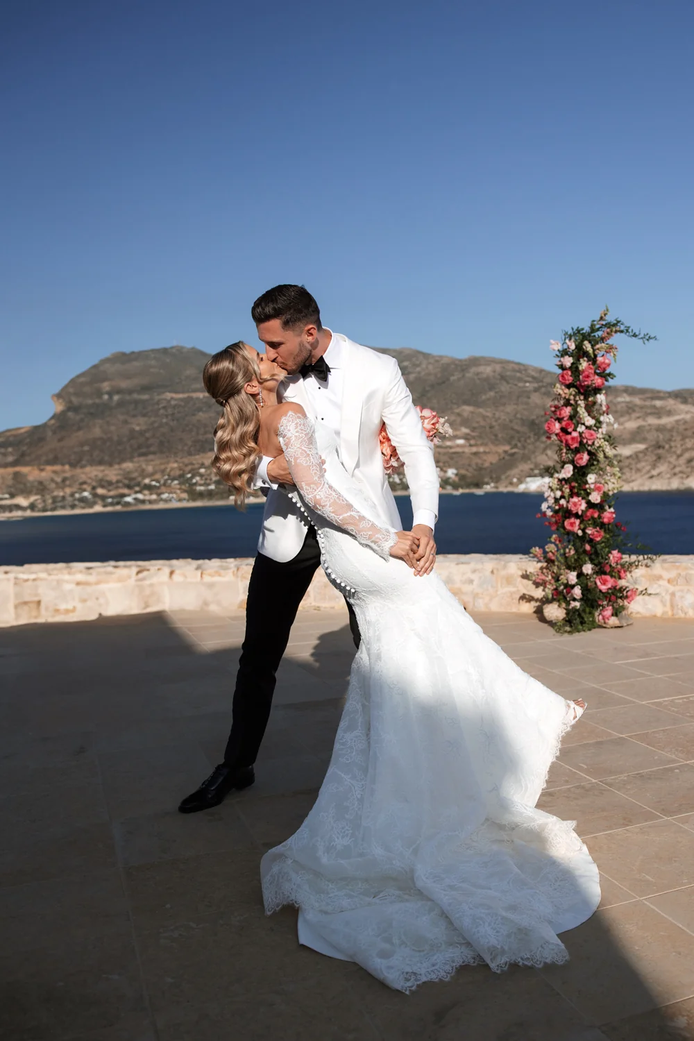 Whimsical Aegean Elegance: An Ios Destination Wedding at The Cycladic Gem Luxury Villa