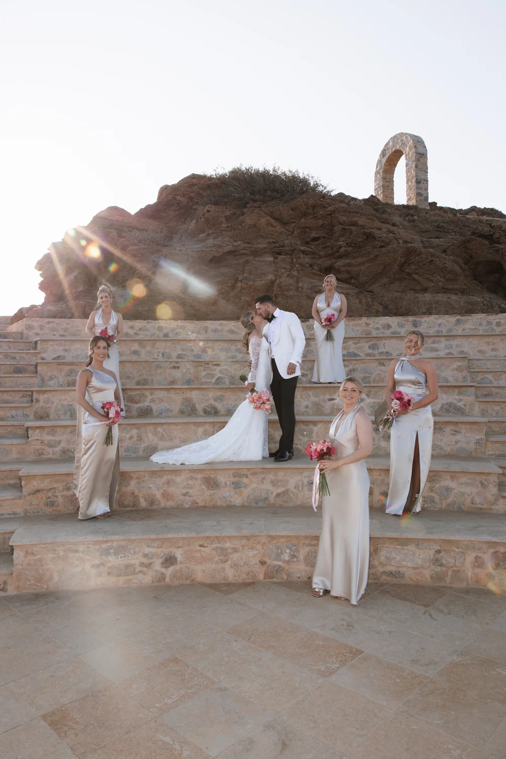 Whimsical Aegean Elegance: An Ios Destination Wedding at The Cycladic Gem Luxury Villa