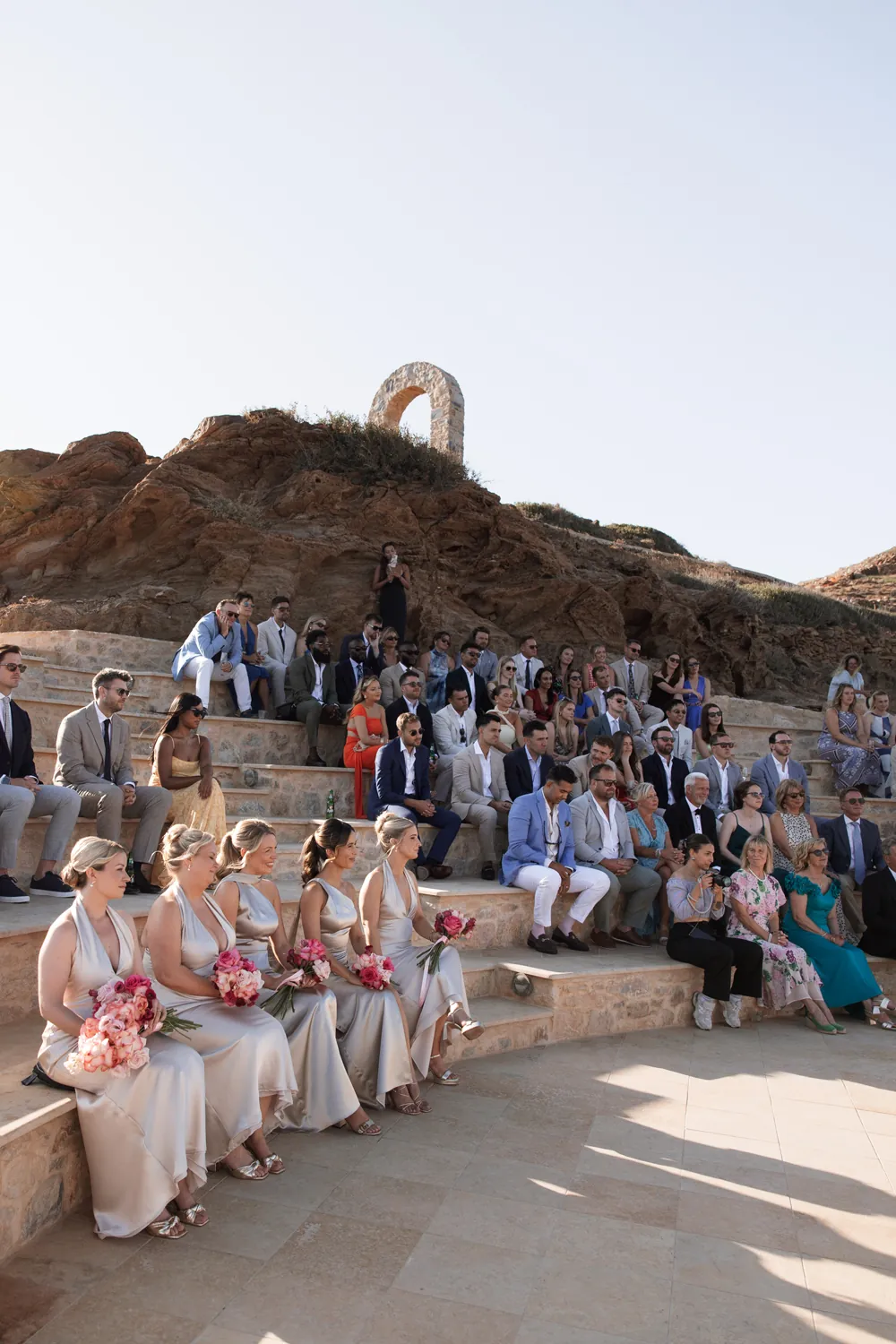 Whimsical Aegean Elegance: An Ios Destination Wedding at The Cycladic Gem Luxury Villa