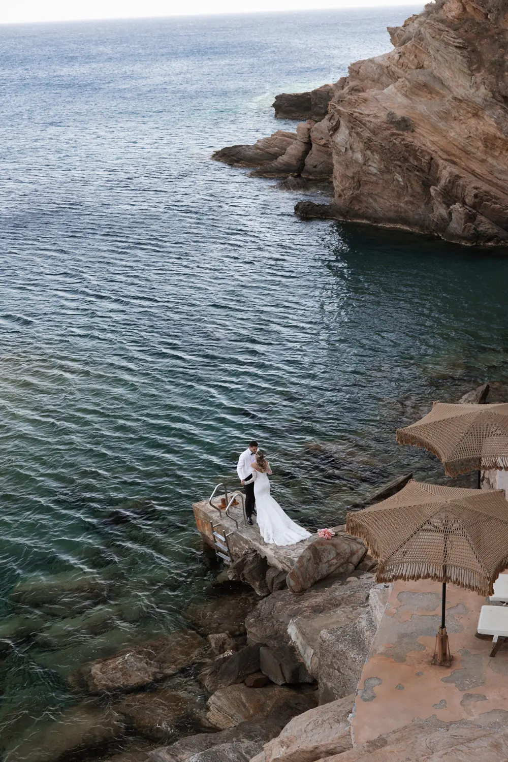 Whimsical Aegean Elegance: An Ios Destination Wedding at The Cycladic Gem Luxury Villa