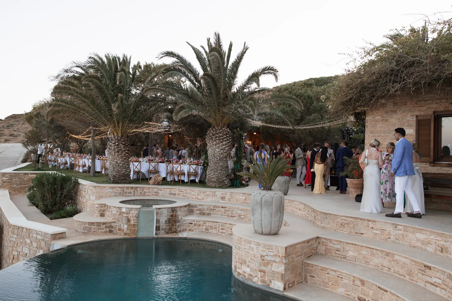 Whimsical Aegean Elegance: An Ios Destination Wedding at The Cycladic Gem Luxury Villa