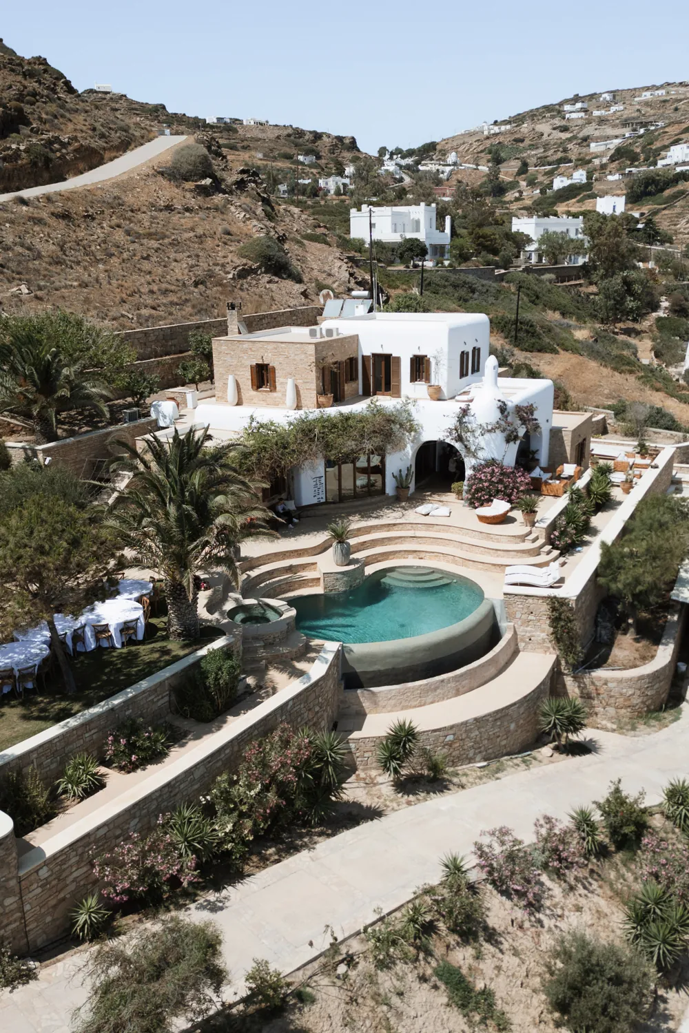 Whimsical Aegean Elegance: An Ios Destination Wedding at The Cycladic Gem Luxury Villa