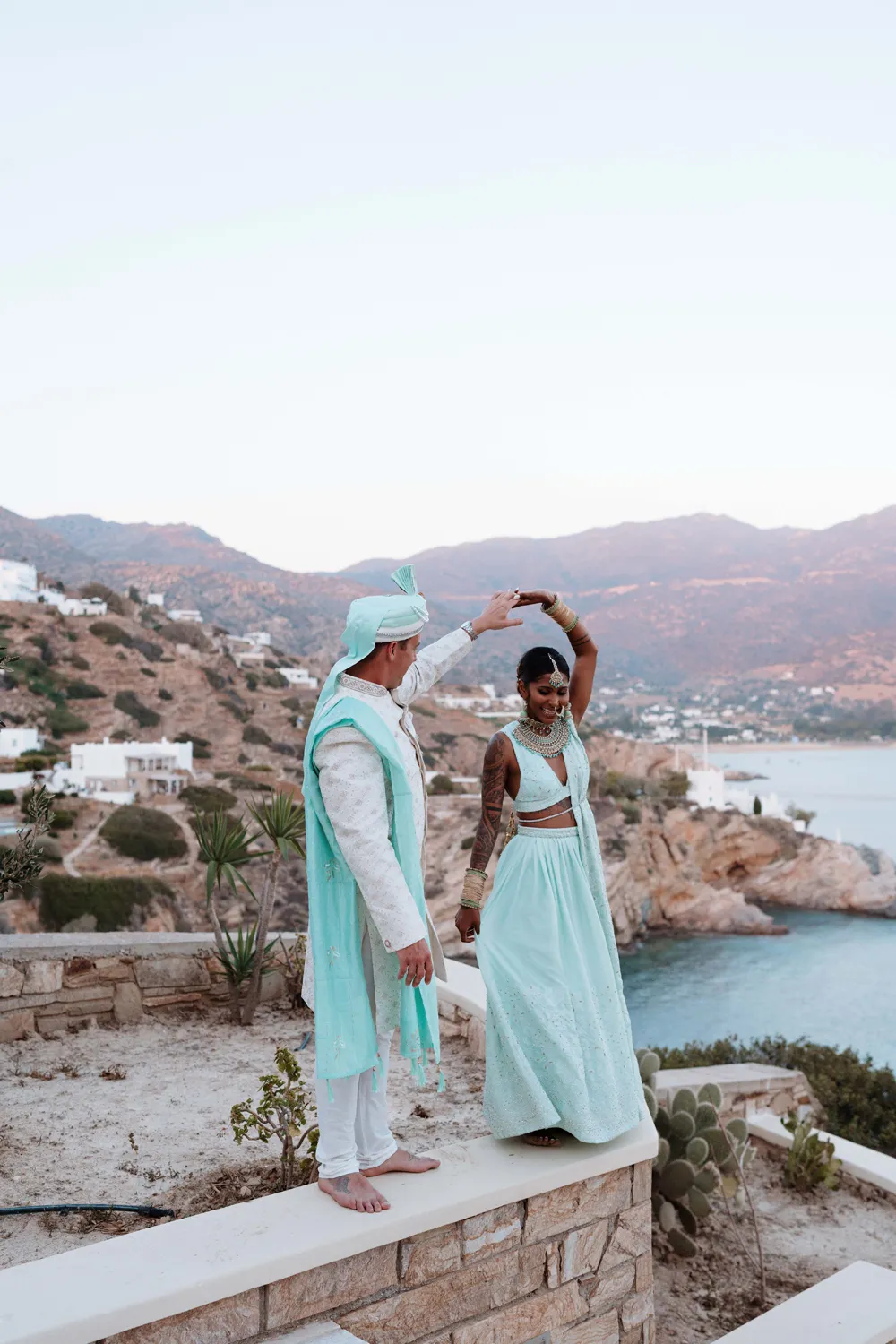 Krishna Blue Ios Island Sangeet & Mehendi