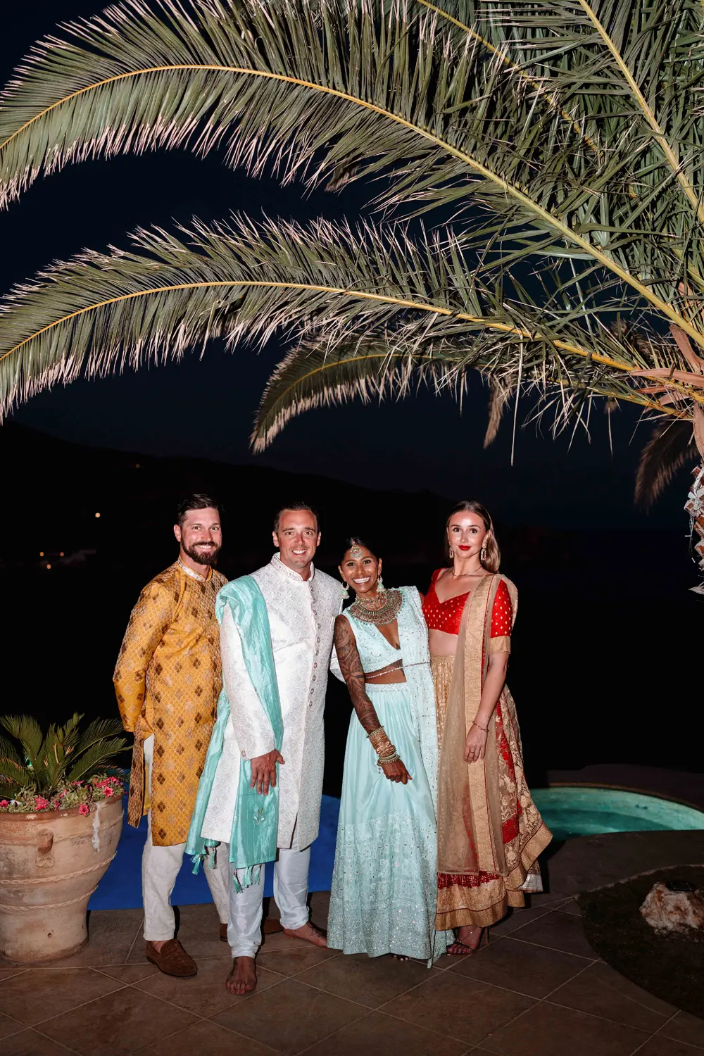 Krishna Blue Ios Island Sangeet & Mehendi