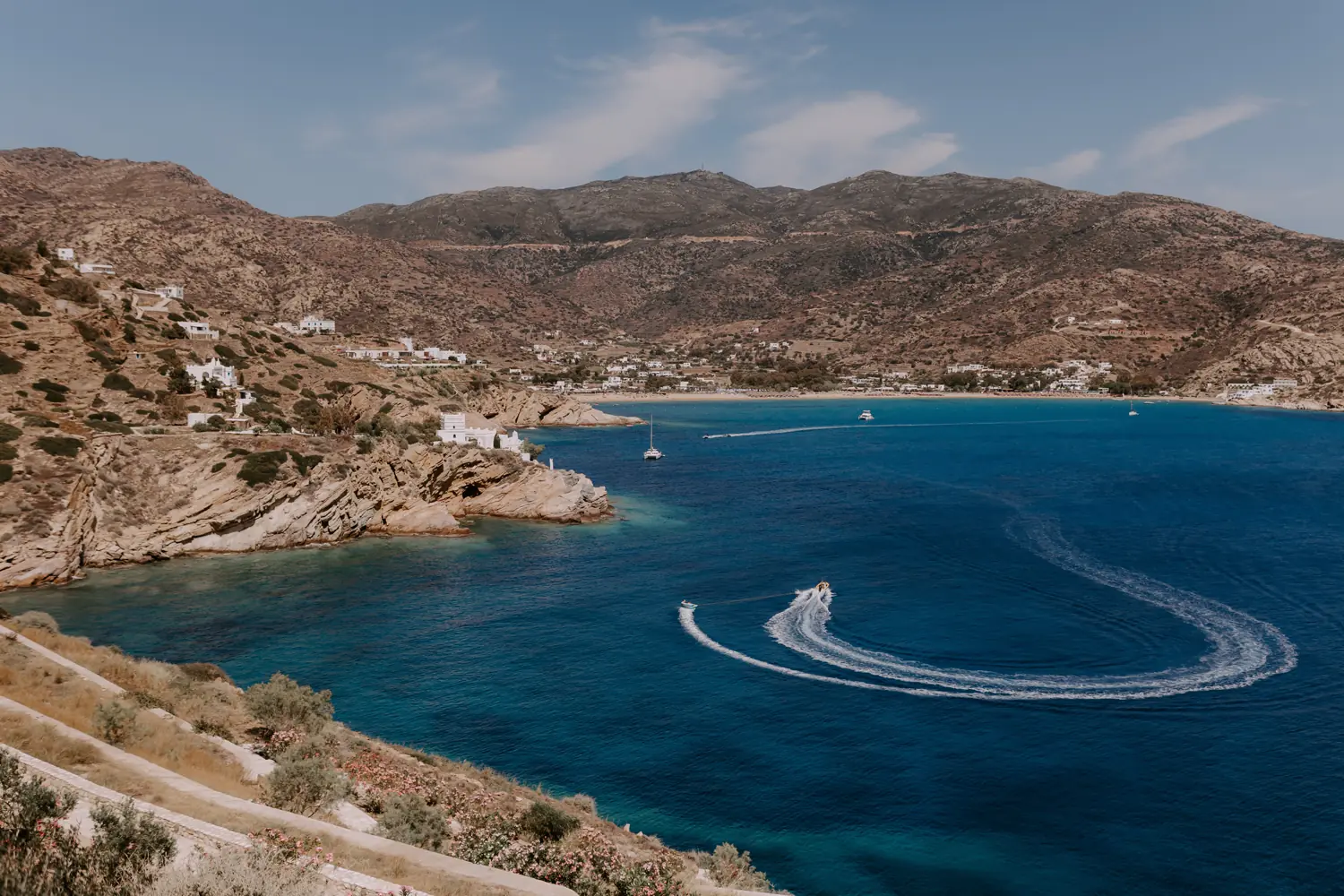 An Absolute Aussie Riot at The Cycladic Gem Luxury Villa