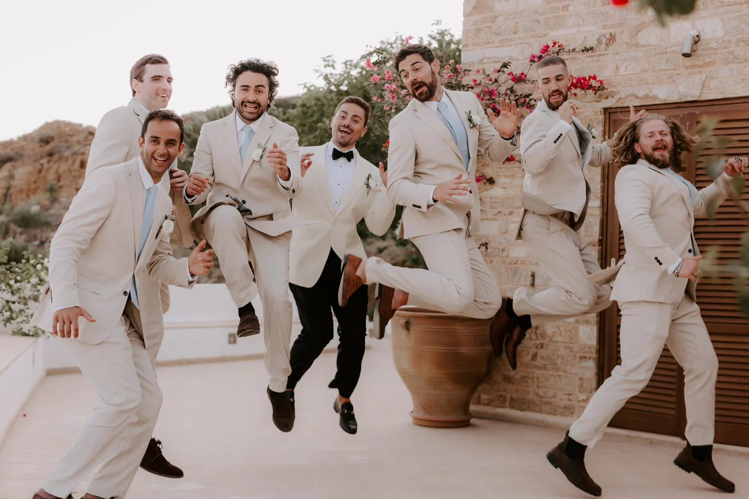 An Absolute Aussie Riot at The Cycladic Gem Luxury Villa