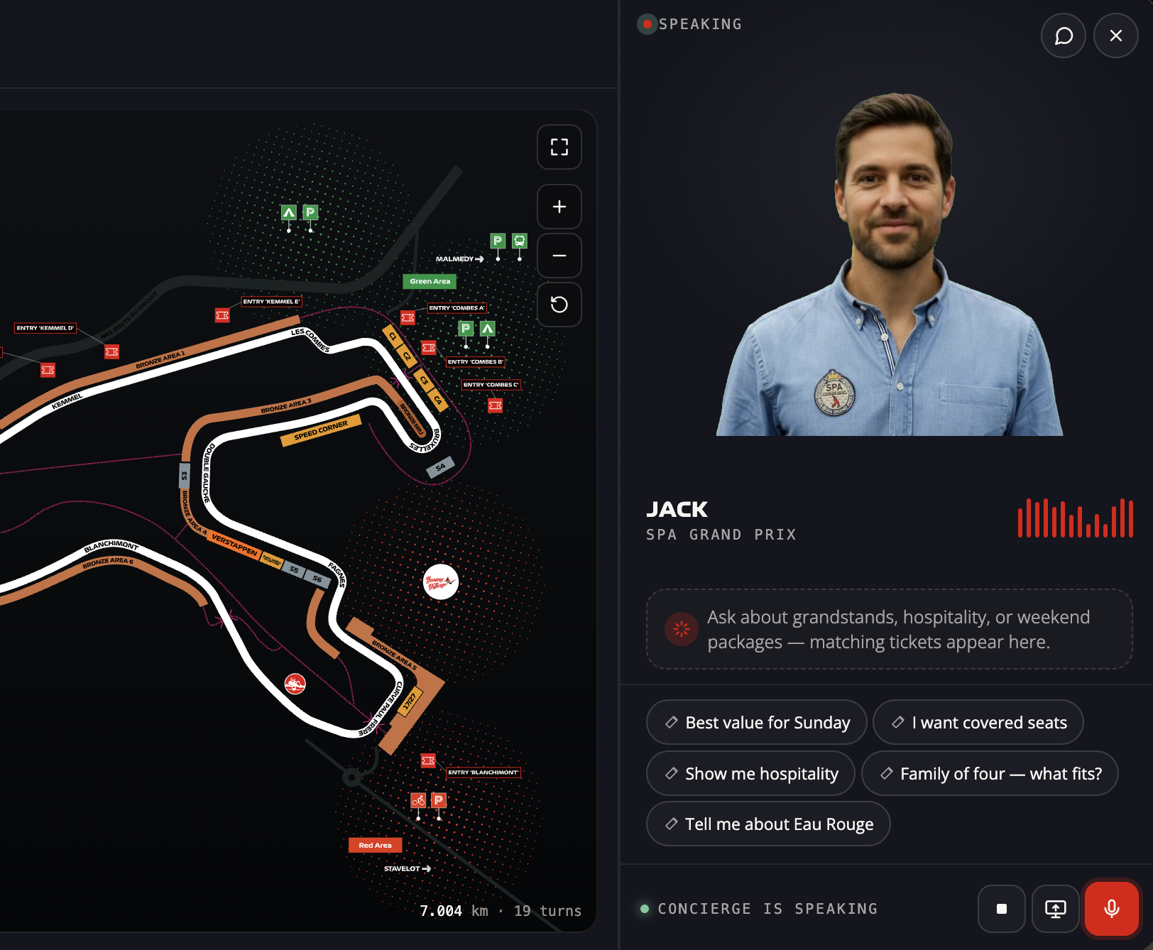 Napster Partners with Spa Grand Prix to Launch  AI Concierge for Formula 1 Fans