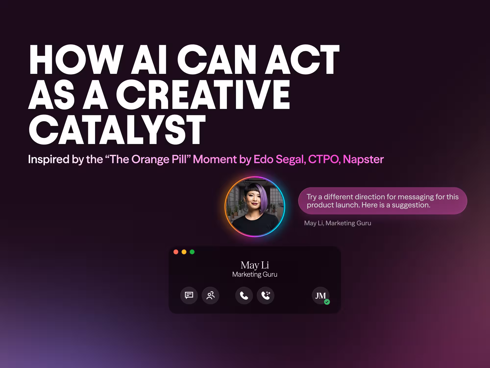 Filling Space: How AI Can Act as a Creative Catalyst