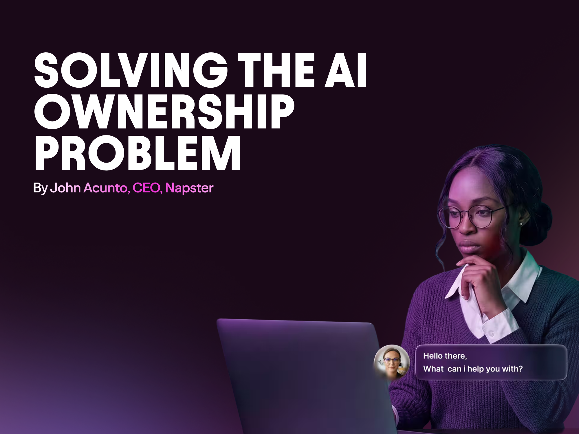 It’s imperative that we solve the AI ownership problem