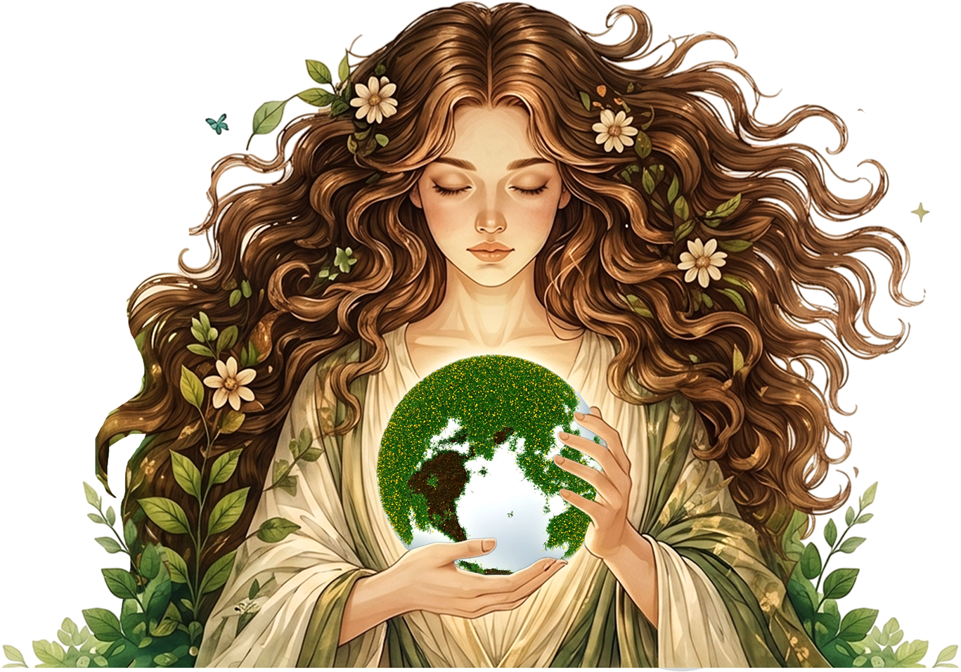 Gaia hair flow layer