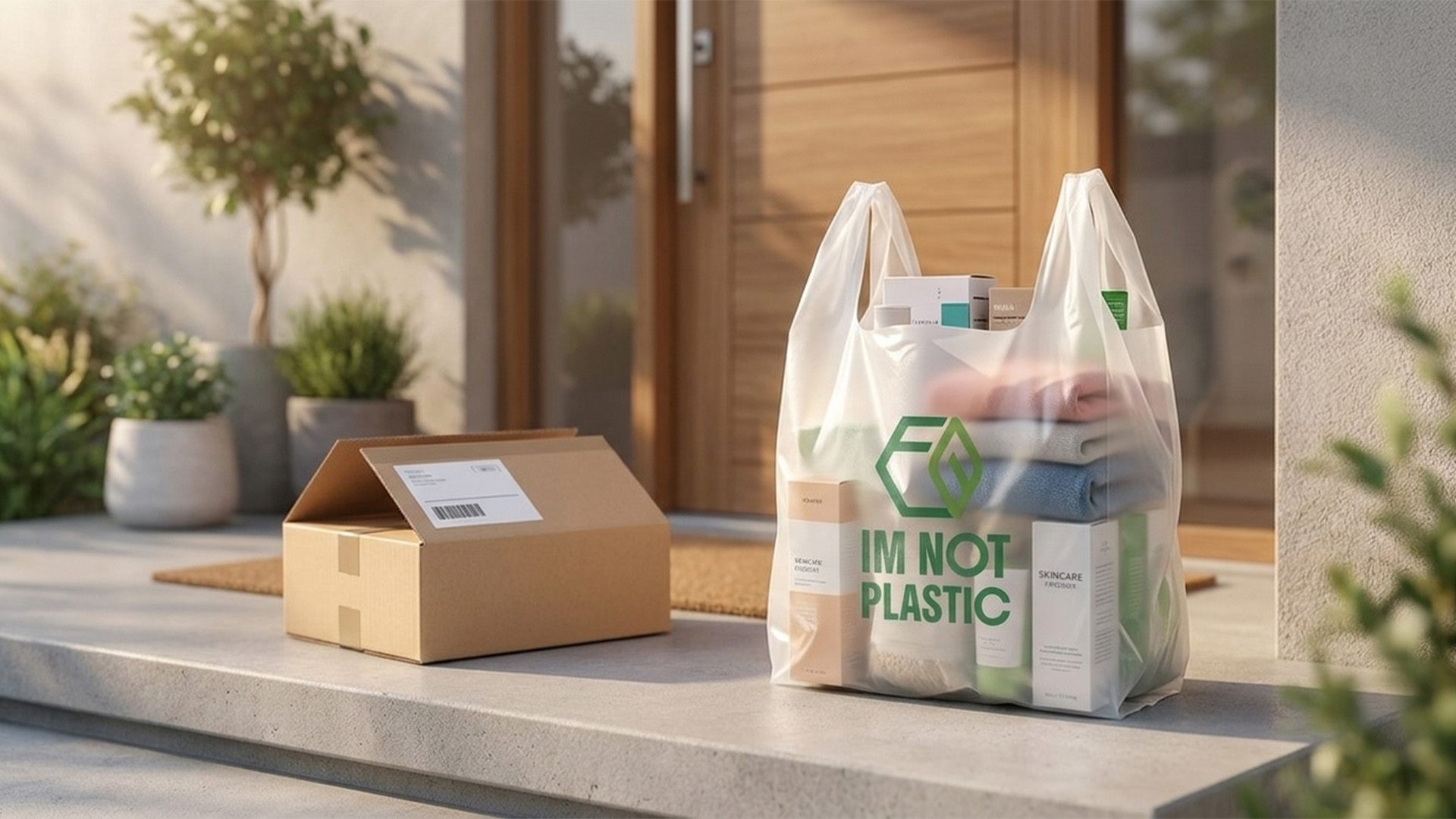 Certified compostable e-commerce packaging bags