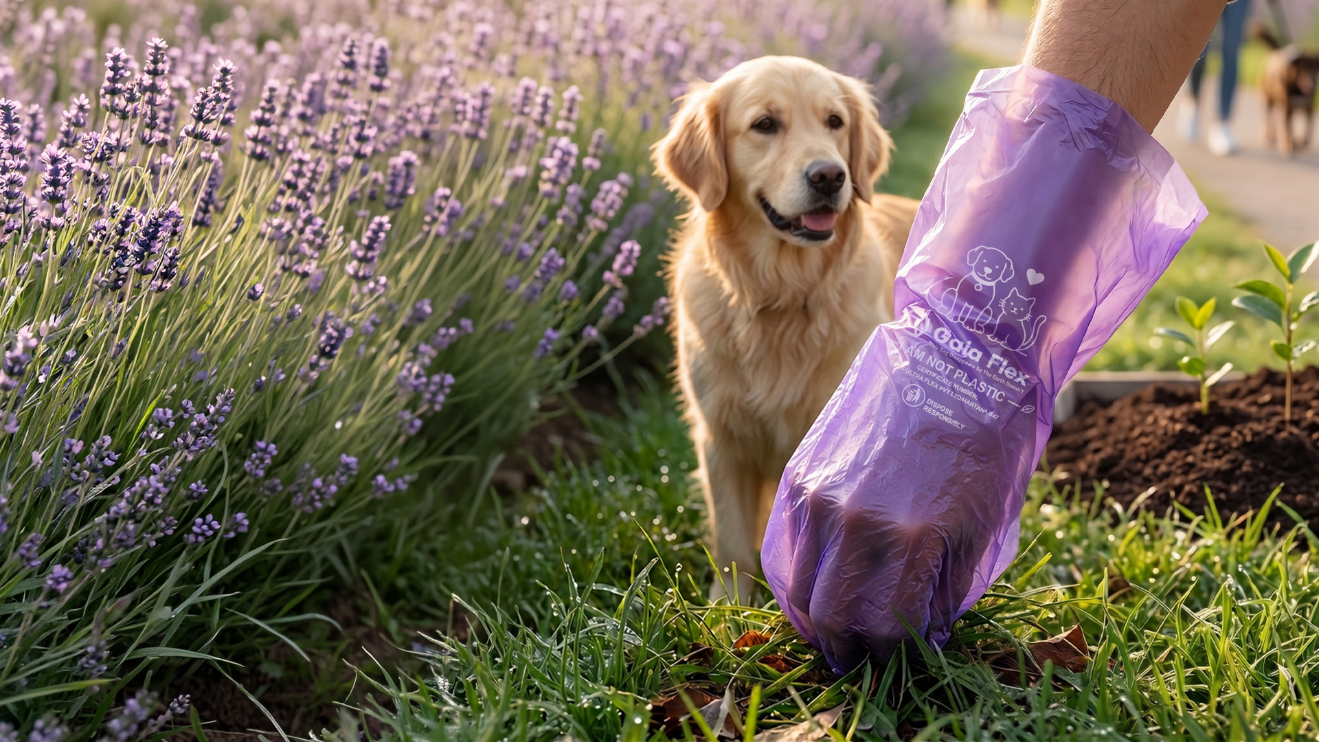 Compostable pet waste bags for dog parents
